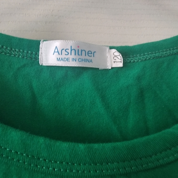 Girls Green short sleeve dress - Picture 2 of 2